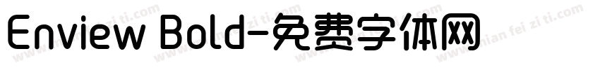 Enview Bold字体转换